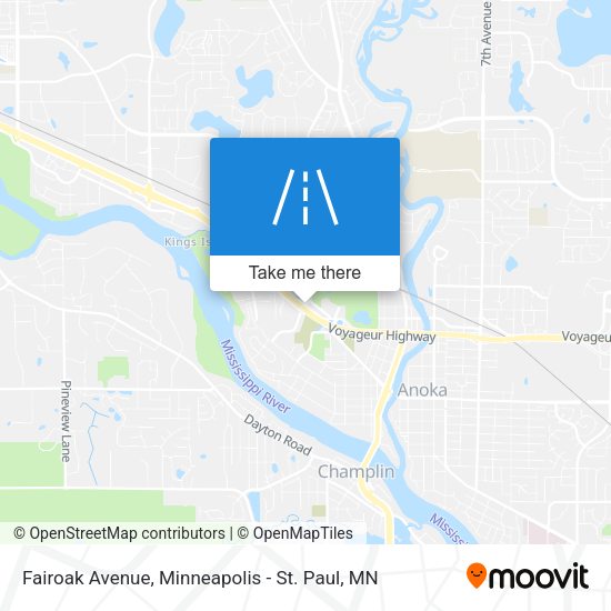 Fairoak Avenue map