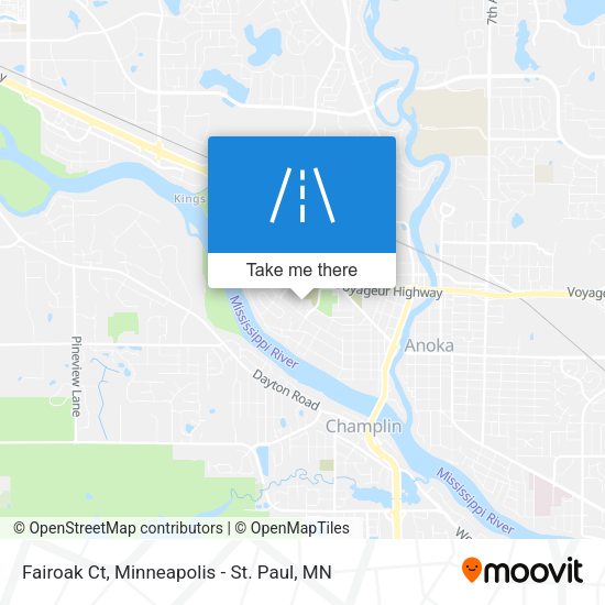 Fairoak Ct map