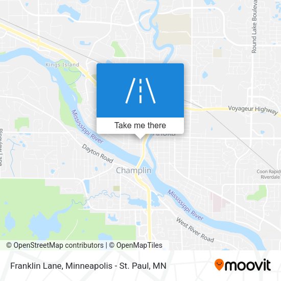 Franklin Lane map