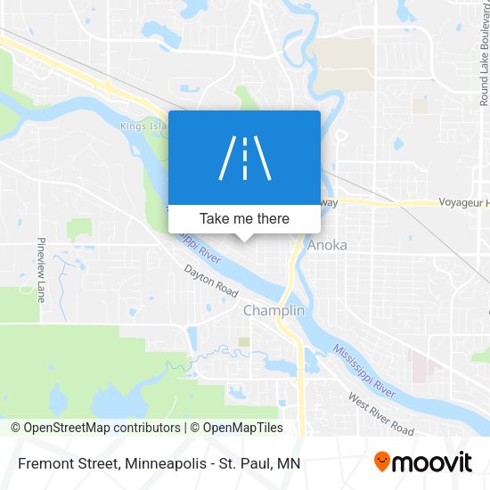 Fremont Street map