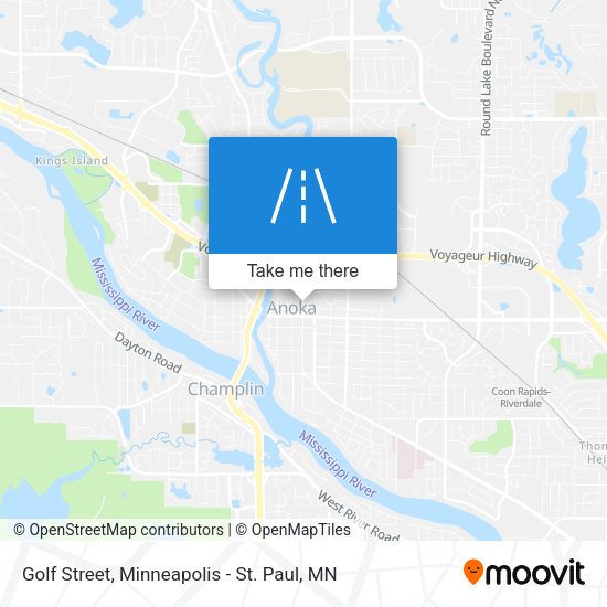 Golf Street map