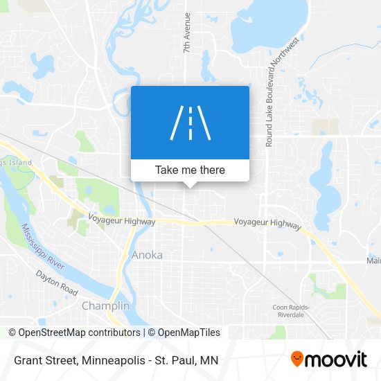 Grant Street map