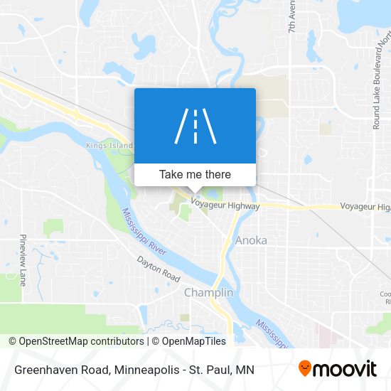 Greenhaven Road map