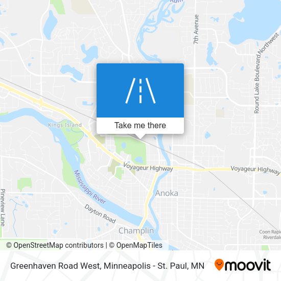 Mapa de Greenhaven Road West