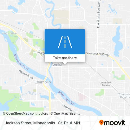 Jackson Street map