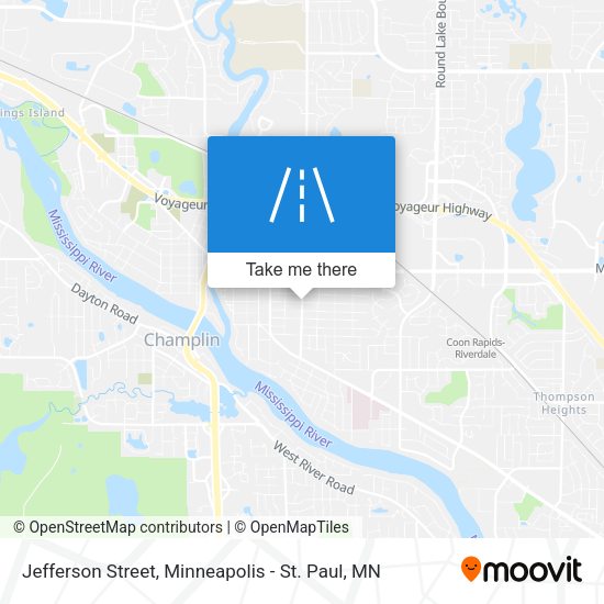 Jefferson Street map