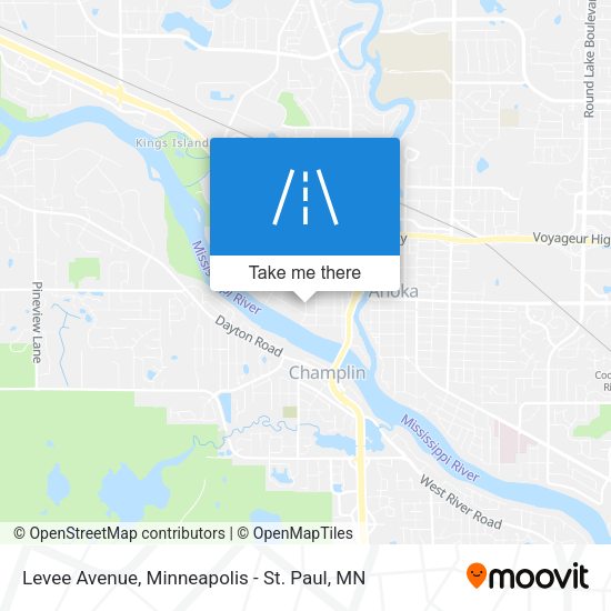 Levee Avenue map
