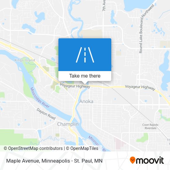 Maple Avenue map
