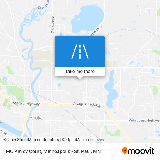 MC Kinley Court map