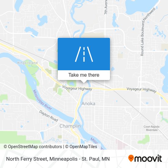 North Ferry Street map