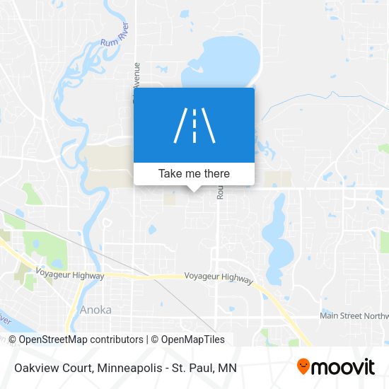 Oakview Court map