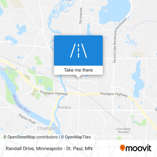 Mapa de Randall Drive