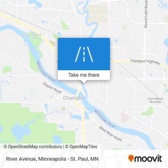 Mapa de River Avenue