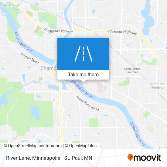 Mapa de River Lane