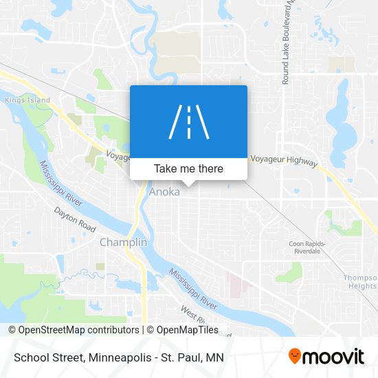 Mapa de School Street