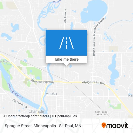 Sprague Street map