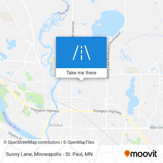 Sunny Lane map