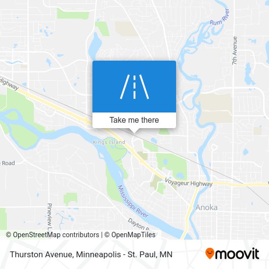 Mapa de Thurston Avenue