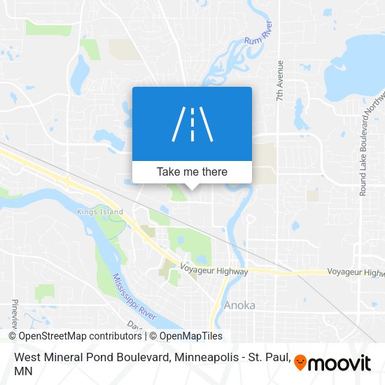 West Mineral Pond Boulevard map