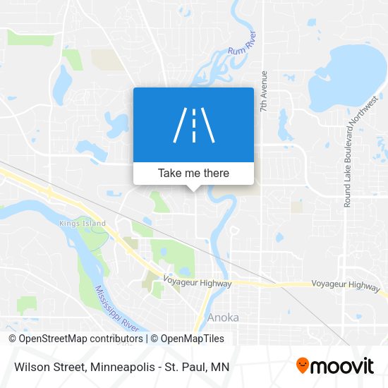 Wilson Street map