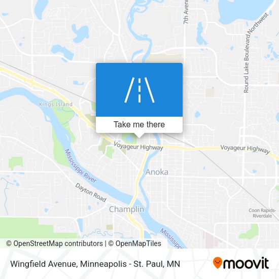 Mapa de Wingfield Avenue