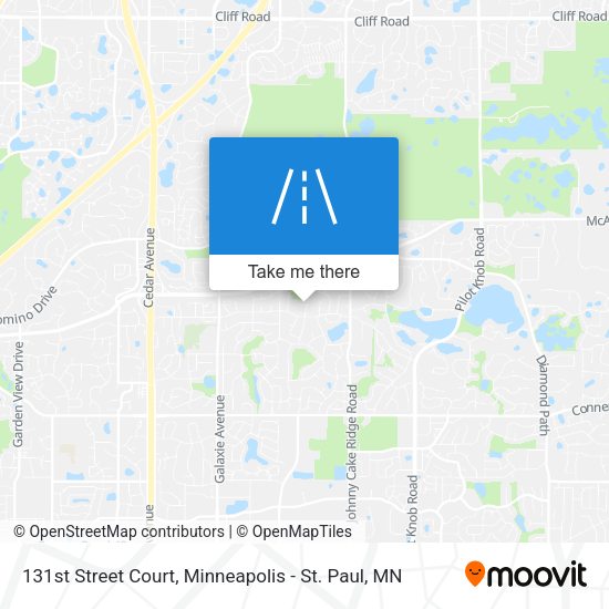 Mapa de 131st Street Court