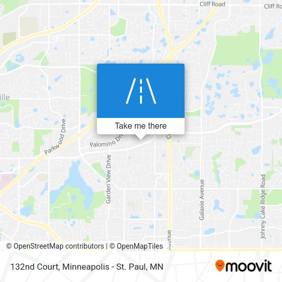 132nd Court map