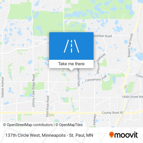 Mapa de 137th Circle West