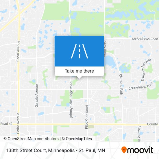 Mapa de 138th Street Court