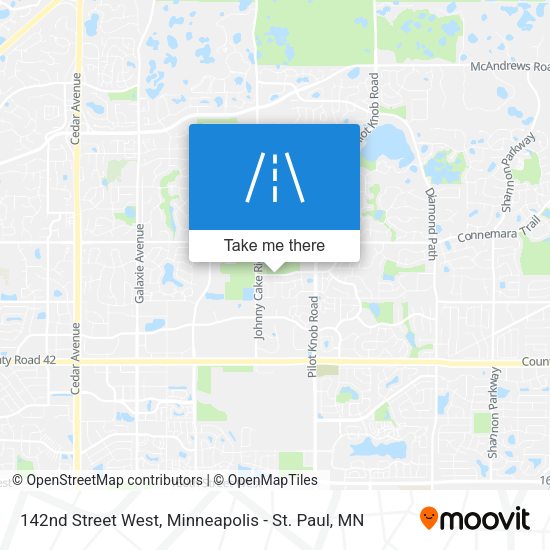 Mapa de 142nd Street West