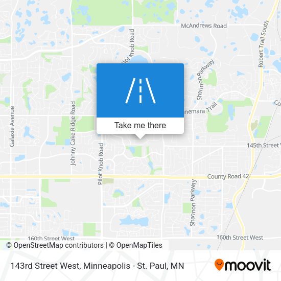 Mapa de 143rd Street West