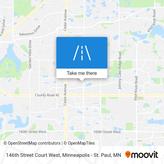 Mapa de 146th Street Court West