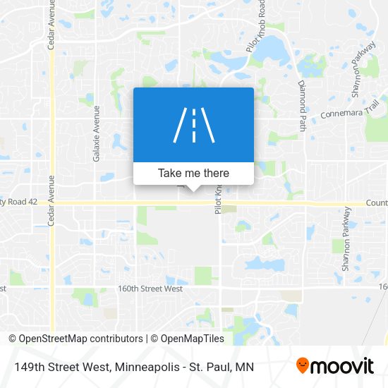 Mapa de 149th Street West