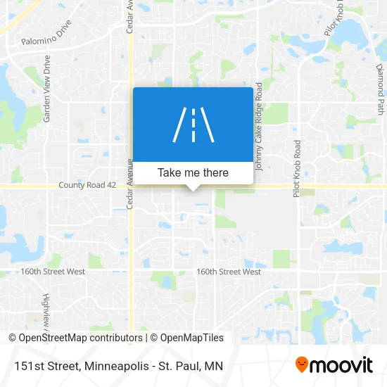 151st Street map