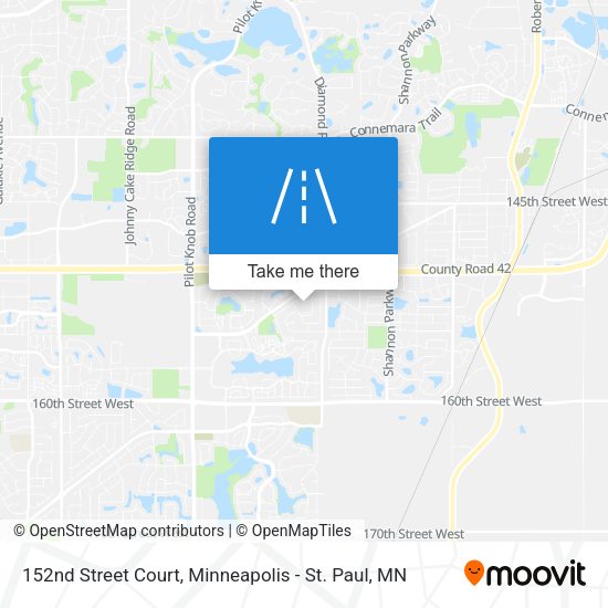 Mapa de 152nd Street Court