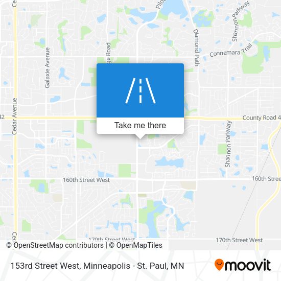 153rd Street West map