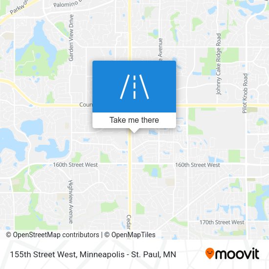155th Street West map