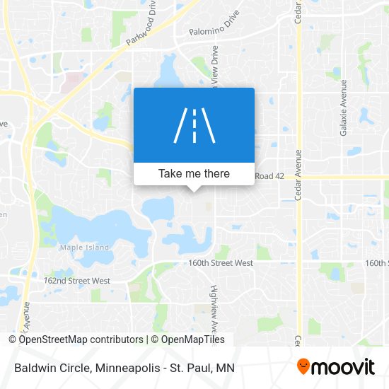 Baldwin Circle map