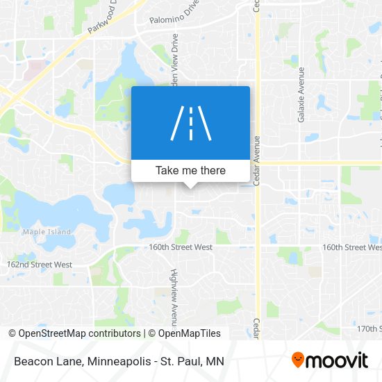 Mapa de Beacon Lane