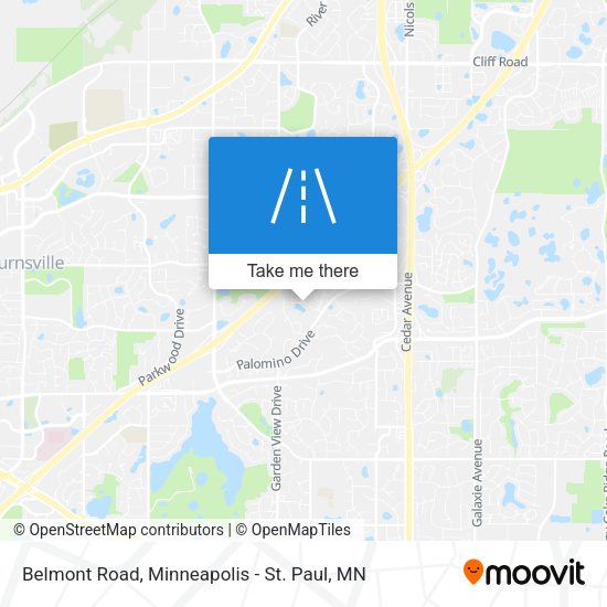 Belmont Road map