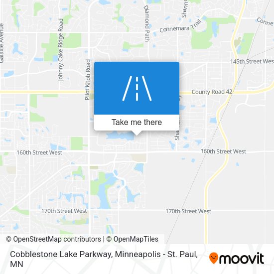 Cobblestone Lake Parkway map