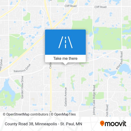 Mapa de County Road 38