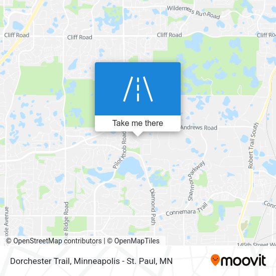 Mapa de Dorchester Trail
