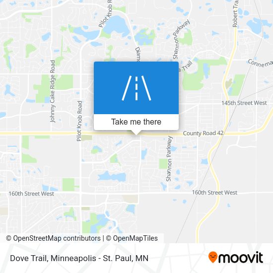 Dove Trail map