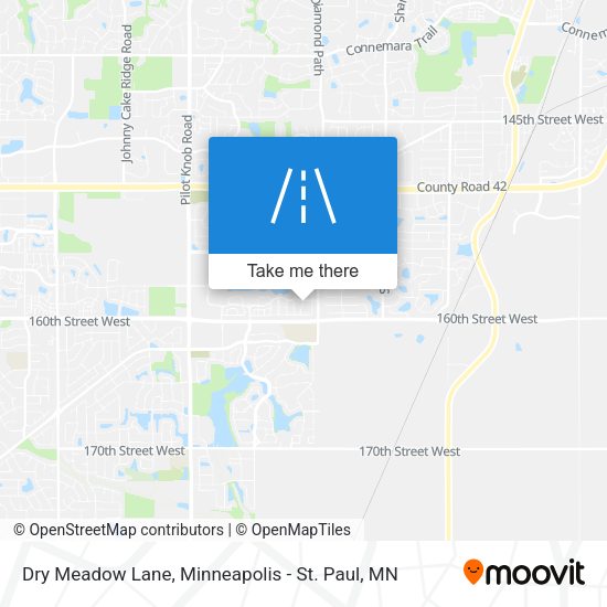 Dry Meadow Lane map