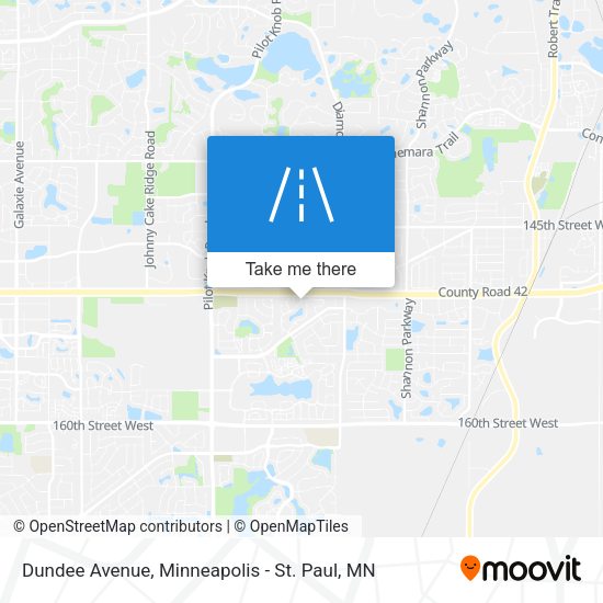 Mapa de Dundee Avenue