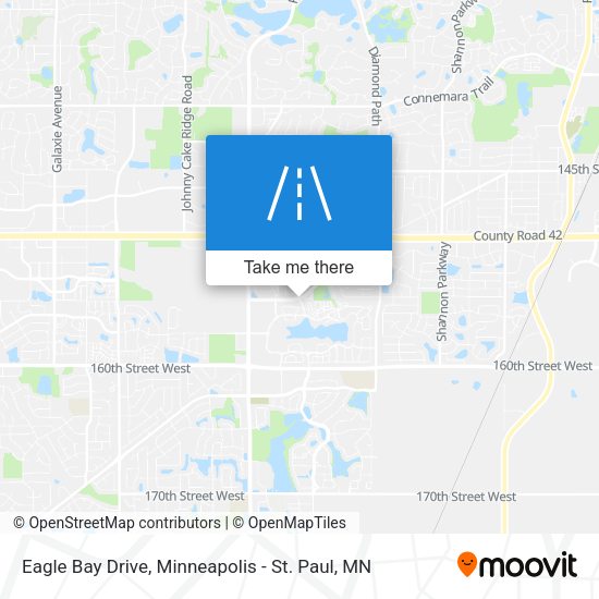 Mapa de Eagle Bay Drive