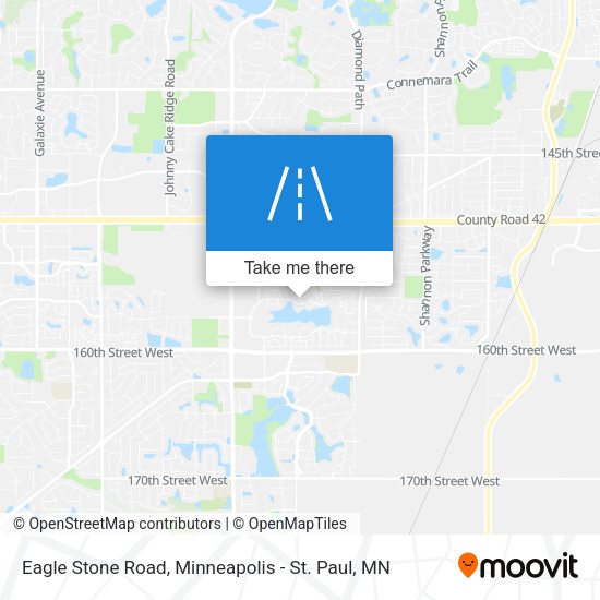 Mapa de Eagle Stone Road