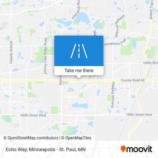 Echo Way map