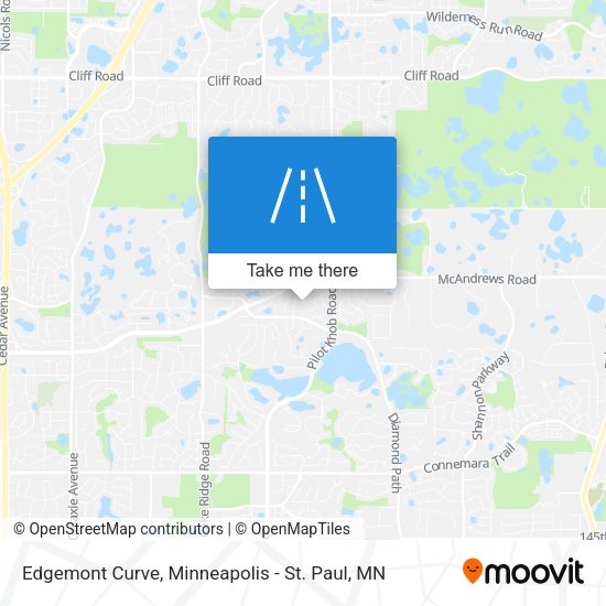 Mapa de Edgemont Curve